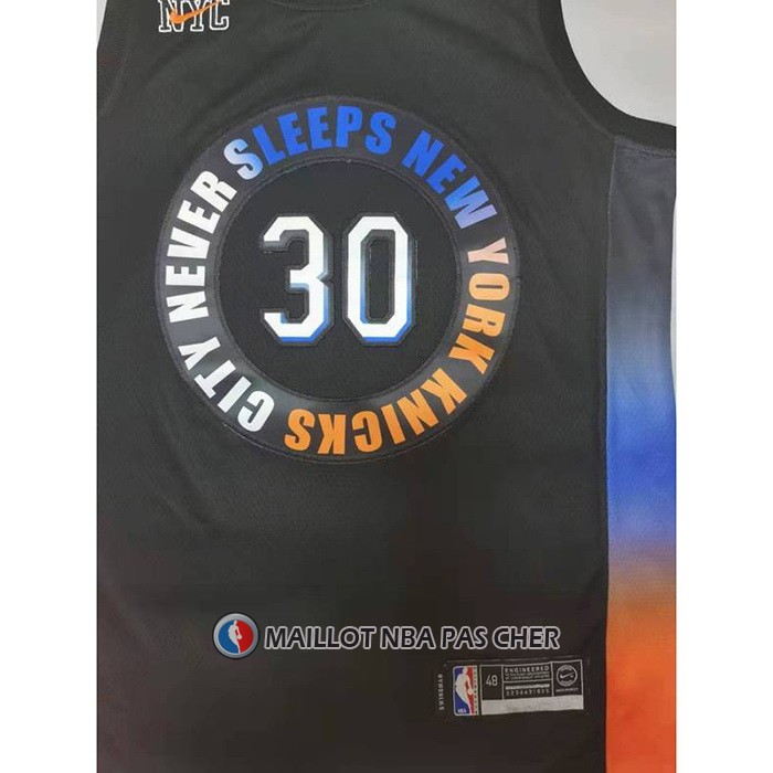 Maillot New York Knicks Julius Randl Ville 2020-21 Noir